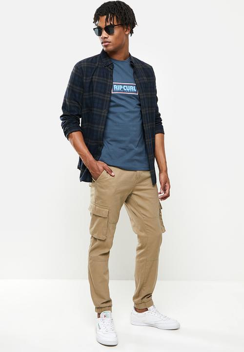 Rip Curl - Surf revival box tee - navy