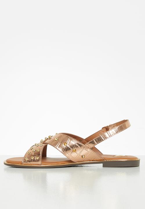 Footwork - Nate spike spike slingback sandal - rose gold