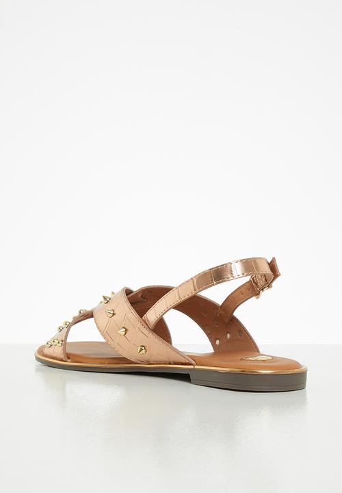 Footwork - Nate spike spike slingback sandal - rose gold