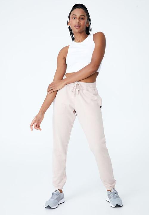 Cotton On - Rib racer crop tank top - white