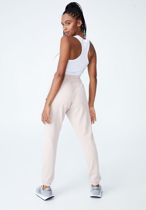 Cotton On - Rib racer crop tank top - white