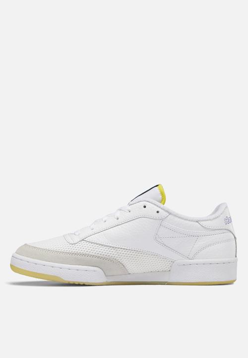Reebok - Club C 85 X Prince  - ftwr white/stinger yellow/bright cobalt