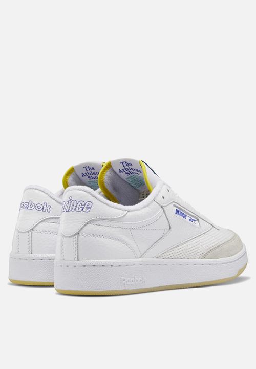 Reebok - Club C 85 X Prince  - ftwr white/stinger yellow/bright cobalt