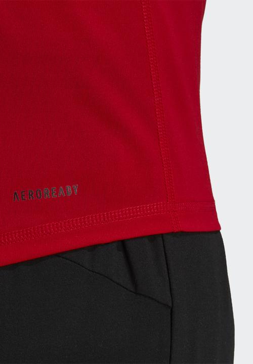 adidas Performance - Freelift sport ultmate soild tee - red 