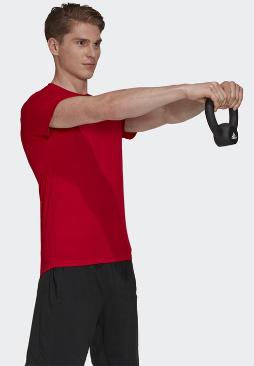 adidas Performance - Freelift sport ultmate soild tee - red 