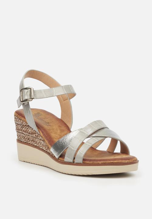 Butterfly Feet - Bellaire wedge - grey
