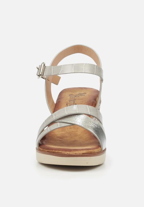 Butterfly Feet - Bellaire wedge - grey