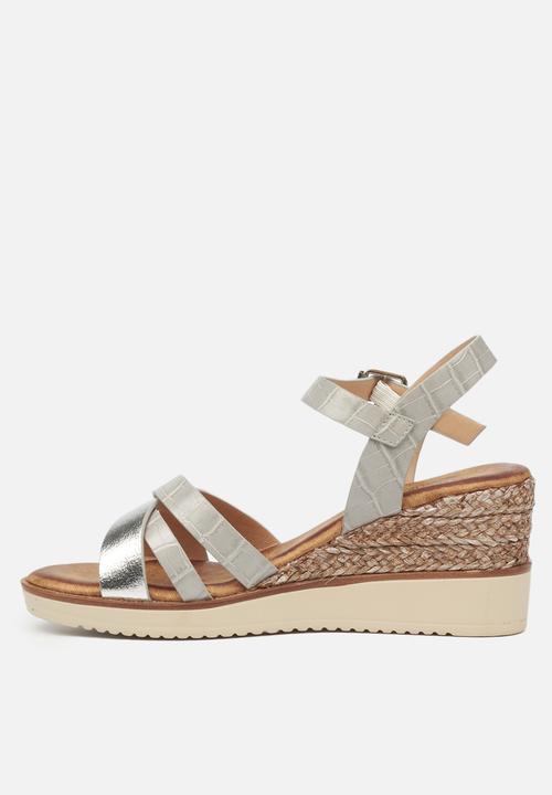 Butterfly Feet - Bellaire wedge - grey
