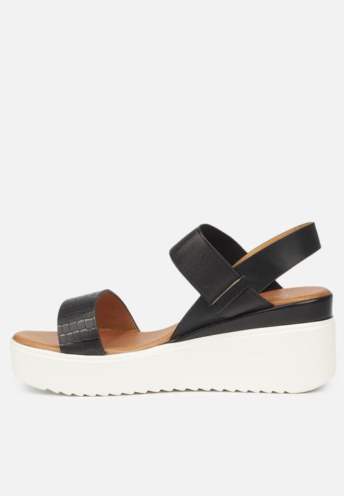 Butterfly Feet - Cascada wedge - black
