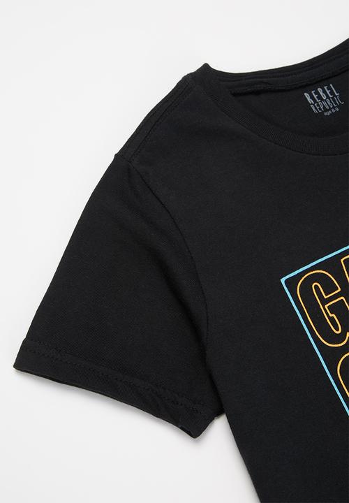 Rebel Republic - Graphic tee - black