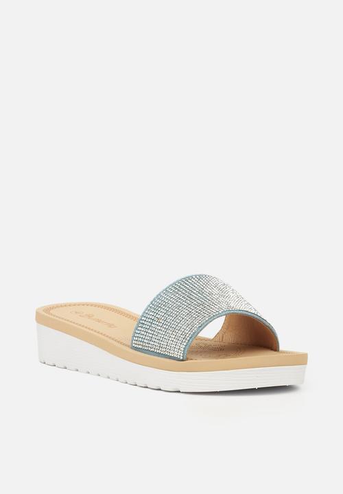 Butterfly Feet - Corley flatform sandal - blue
