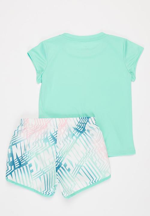 Nike - Nkg laser letters short set - tropical twist