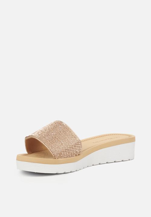 Butterfly Feet - Corley flatform sandal - rose gold