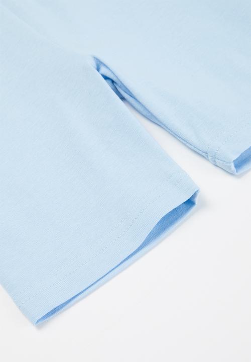 Pop Candy - Girls 2 pack cycling shorts - light blue & grey 