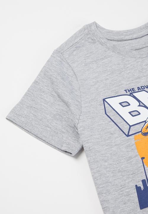 Pop Candy - 2 Pack graphic tee - blue & grey