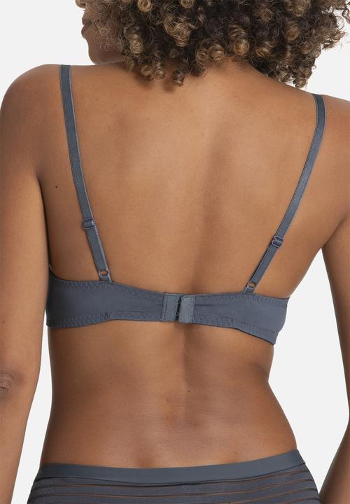 DORINA - Sonia 2 pack push up plunge - pink & grey