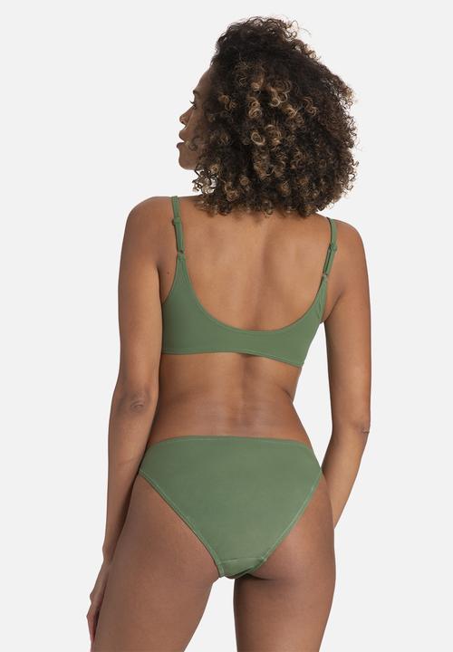 DORINA - Bilbao bikini bottom - green