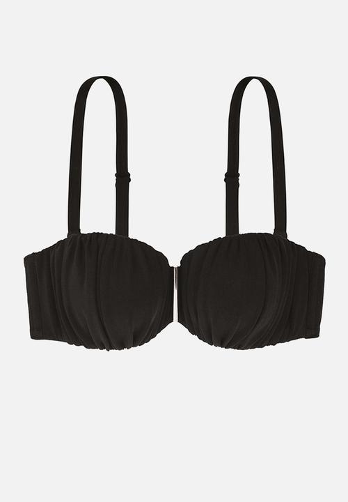 DORINA - Fiji light padded bikini top - black