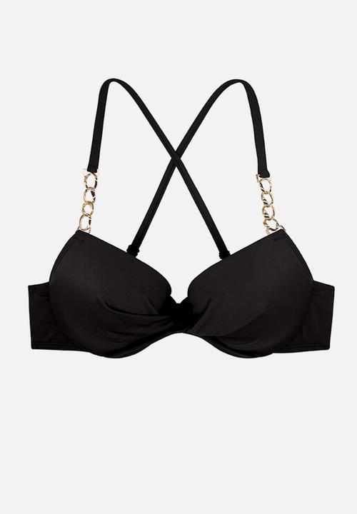 DORINA - Filao bikini top - black