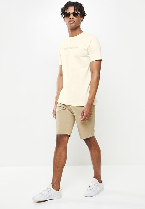 Billabong  - The point short sleeve - off white
