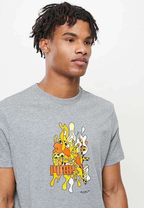 PUMA - Puma x britto tee - grey