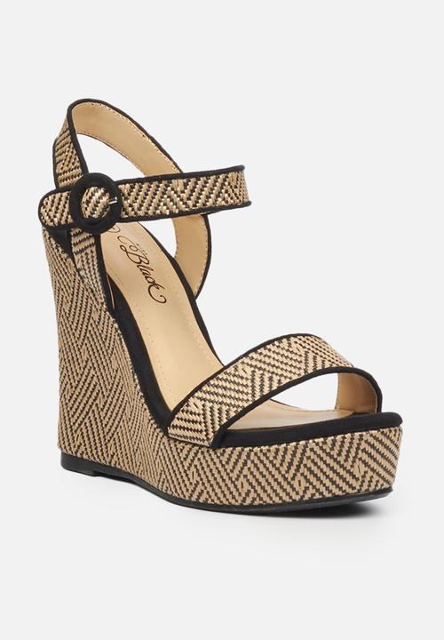 Miss Black - Cielo1 wedge - black