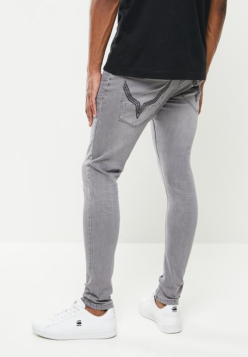 Cutty - Shooter basic ultra skinny jeans - grey