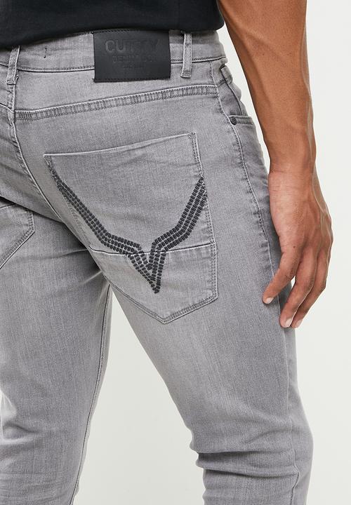 Cutty - Shooter basic ultra skinny jeans - grey