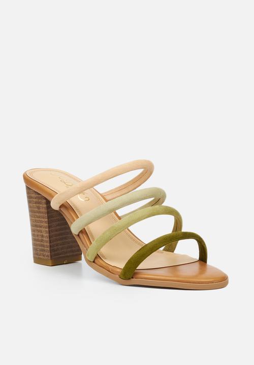 Miss Black - Lazio1 mule heel - olive