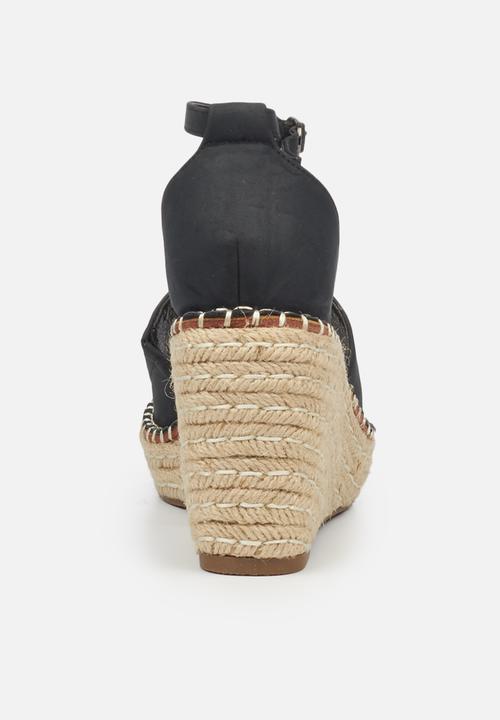 Miss Black - Letaba2 espadrille wedge - black