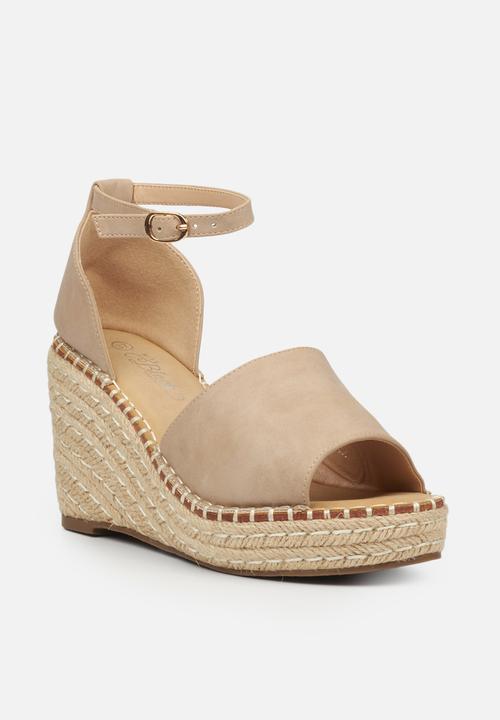 Miss Black - Letaba2 espadrille wedge - neutral