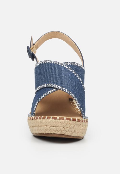 Miss Black - Letaba3 espadrille wedge - blue