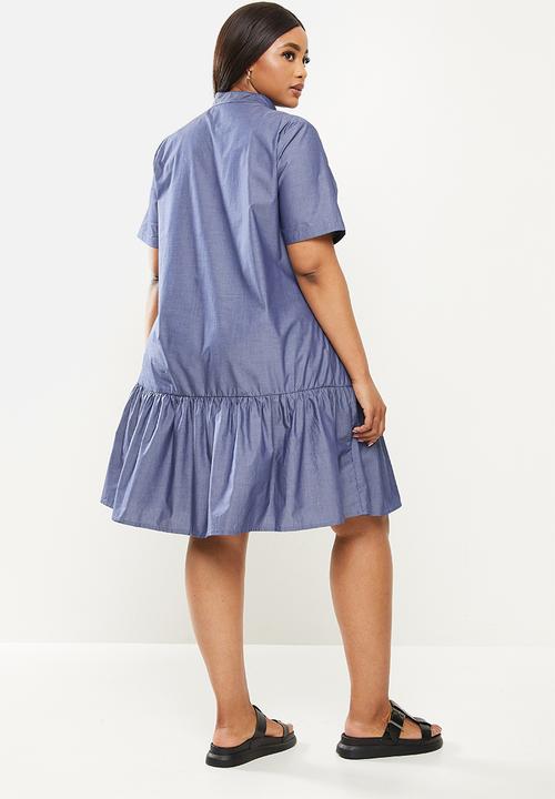 AMANDA LAIRD CHERRY - Plus kidds dress - ink chambray
