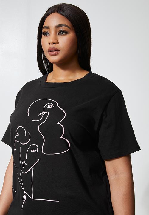 Superbalist - Graphic tee - black2