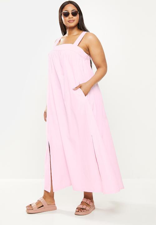 AMANDA LAIRD CHERRY - Plus palm dress - pink