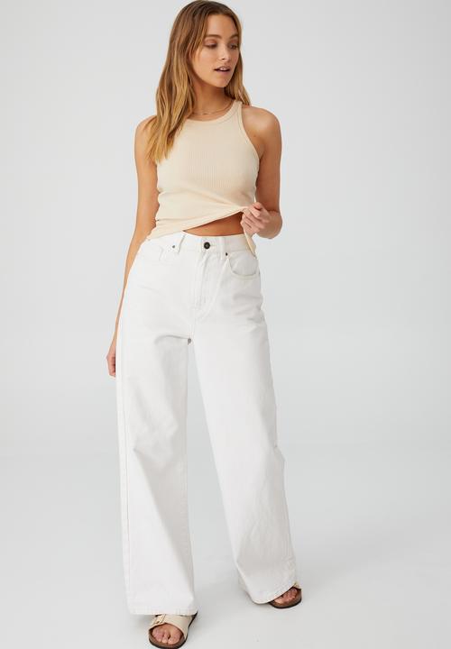Cotton On - The turn back tank - washed camel
