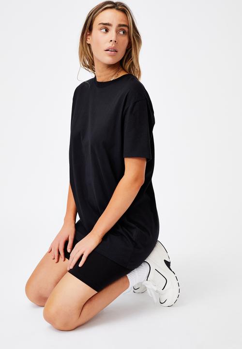 Cotton On - The oversized dad tee - black