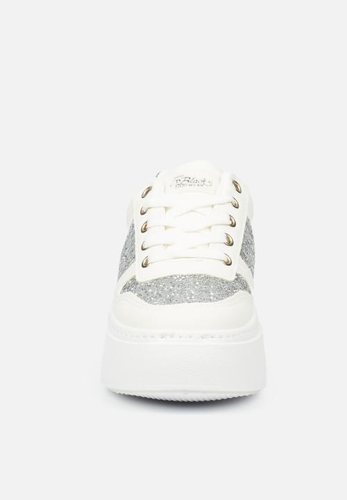 Miss Black - Trio1 flatform sneaker - white