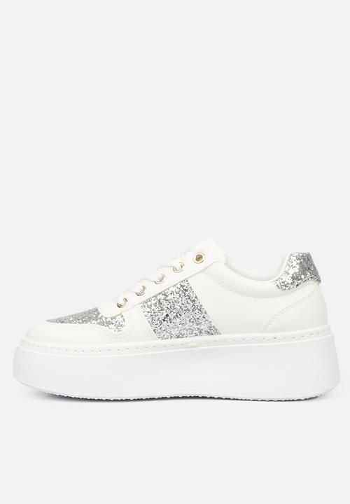Miss Black - Trio1 flatform sneaker - white