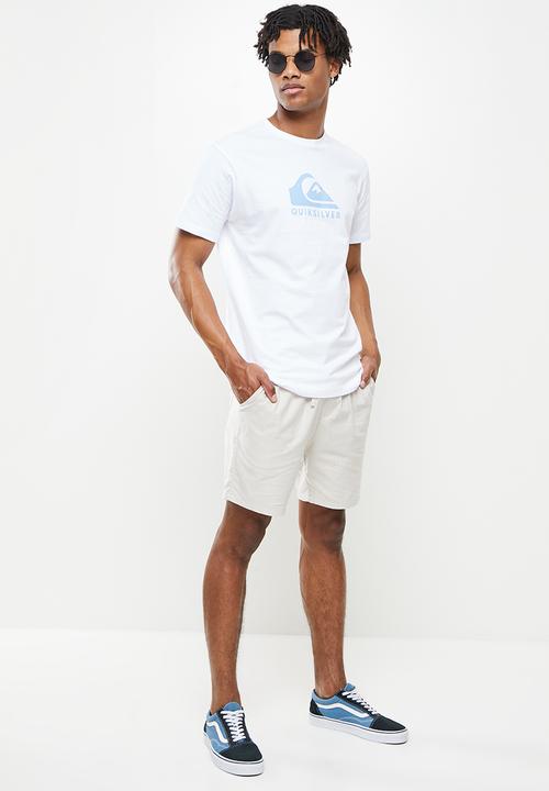 Quiksilver - Corp logo short sleeve - white