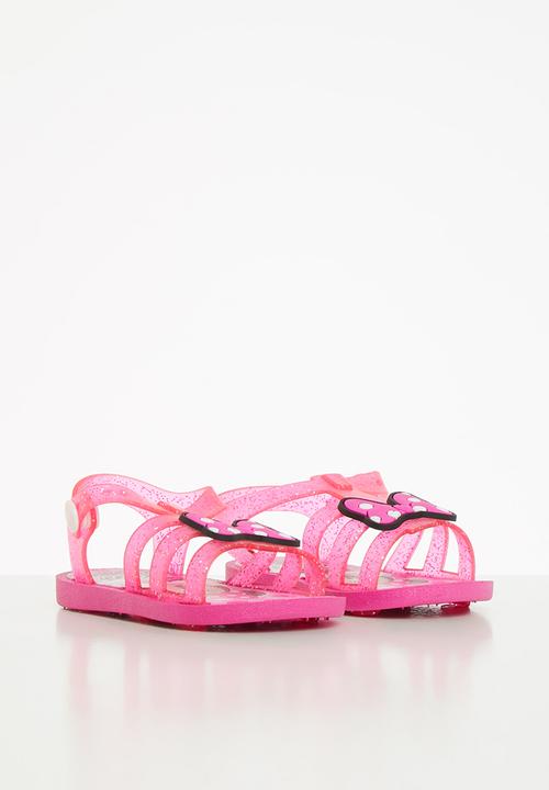 Character Group - Minnie jelly sandals - pink
