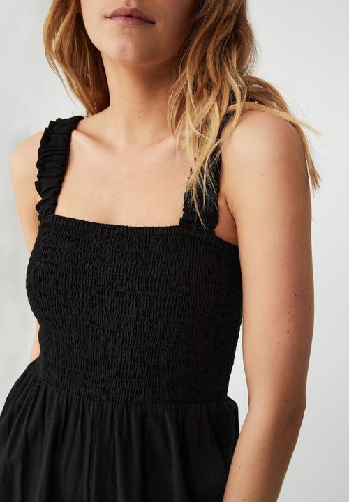 Cotton On - Woven petite iris jumpsuit - black