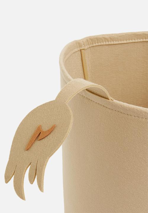 Sixth Floor - Felt storage basket - lion