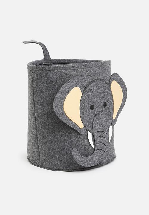 Sixth Floor - Felt storage basket - elephant