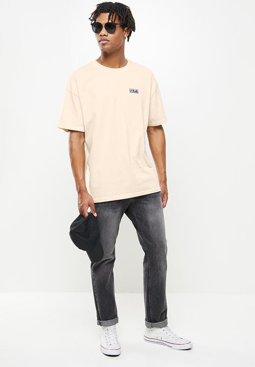 FILA - Brooklyn oversized short sleeve tee - gardnia