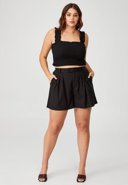 Cotton On - Curve eve short - black