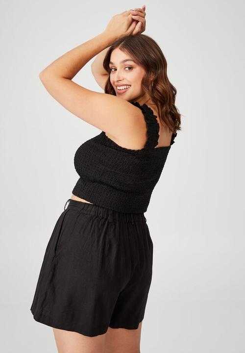 Cotton On - Curve eve short - black