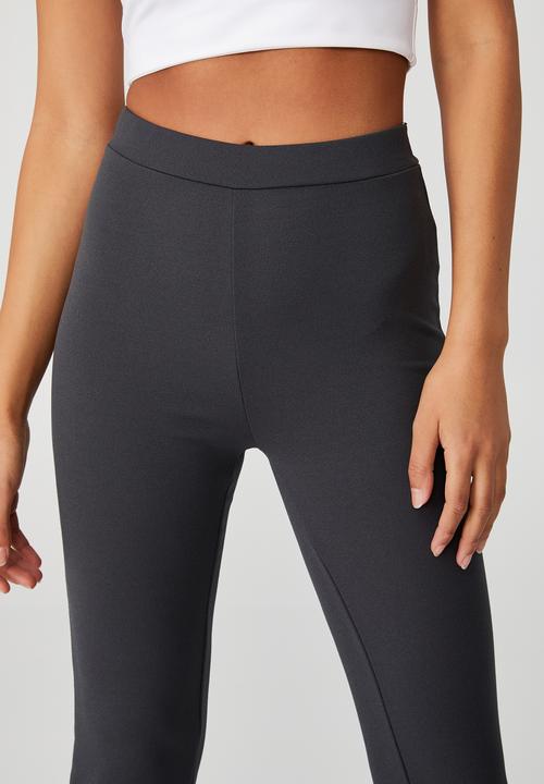 Cotton On - Pull on flare pant - charcoal