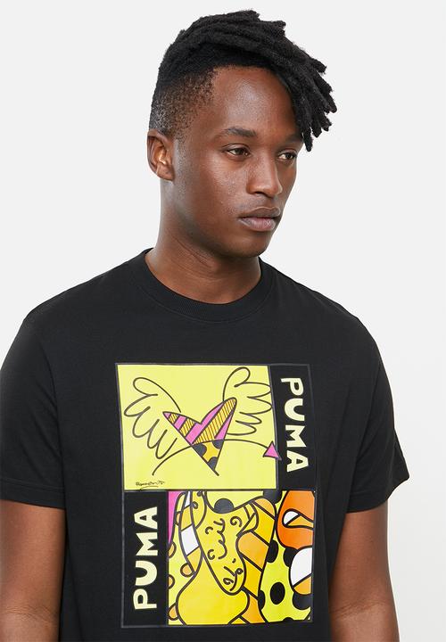 PUMA - Puma x britto tee - black