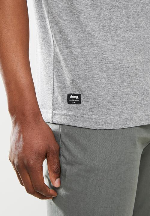 JEEP - App logo tee - grey